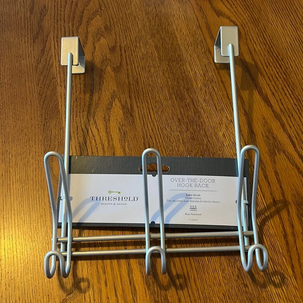 Over-the-Door Towel Hook Rack